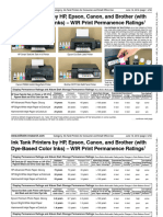 WIR Ink Tank Printer Comparison