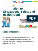 Module 1 - Introduction To OSH