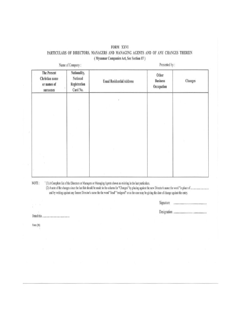 Form 26 | PDF