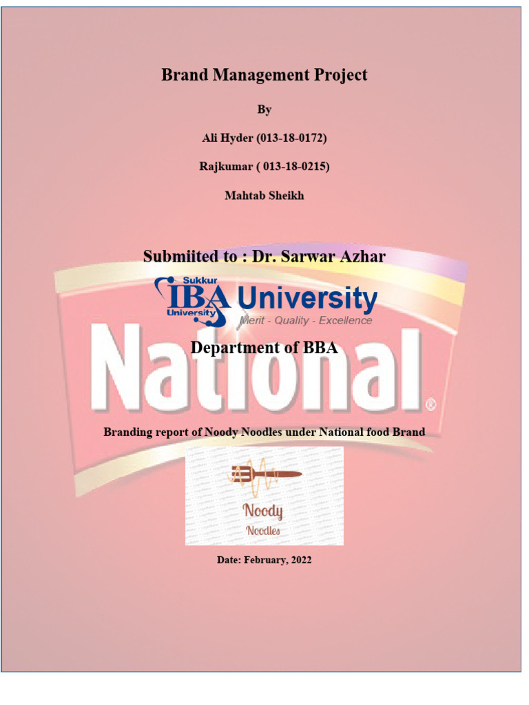 Brand Project | PDF