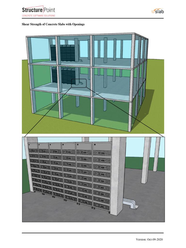 Shear Strength of Concrete Slabs With Openings ACI 31814