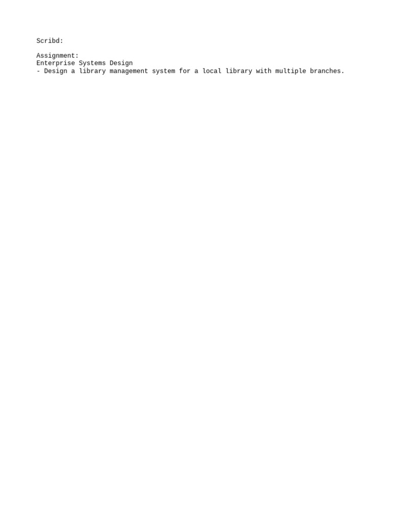 Library Management System Design Guide | PDF | Computers