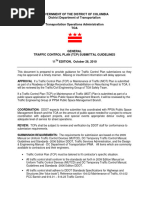 Traffic Control Plan (TCP) Submittal Guidelines