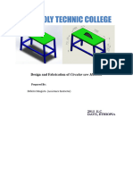 Design and Fabrication of Circular Saw Machine