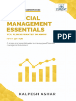 Financial Management Paperback 22-07-2022 Sample