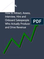 How To Attract Assess Interview Hire and Onboard Salespeople