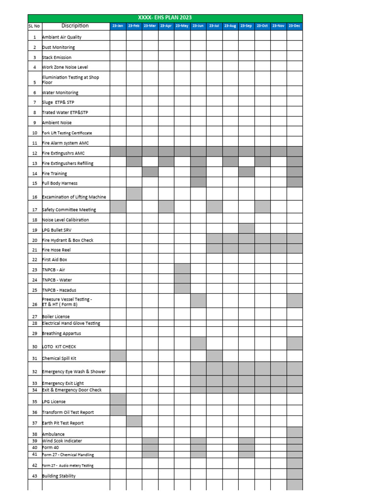 Ehs Plan 2023 PDF