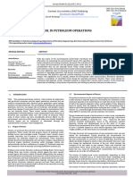 Environmental Control in Petroleum Operations