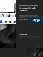 PowerPoint Presentation For Practical File On E Commerce