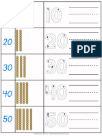 Numbers Tens Tracing Montessori Nature Freebie