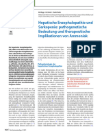 Kluge, Demir Et Tacke (2021) Hepatische Enzephalopathie Und Sarkopenie - Pathogenetische Bedeutung Und Therapeutische Implikationen Von Ammoniak