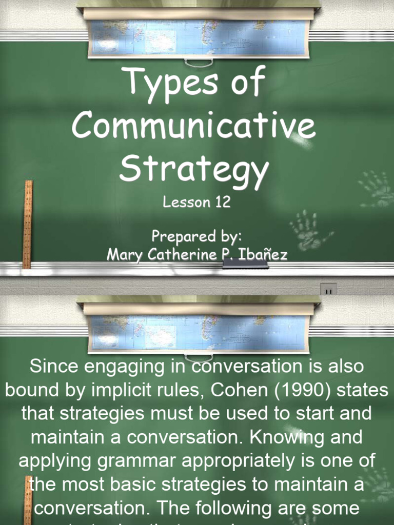 Oral comm l12 communicative strategies pdf conversation learning