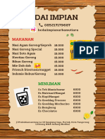 Menu Kedai Impian - Rev Dian