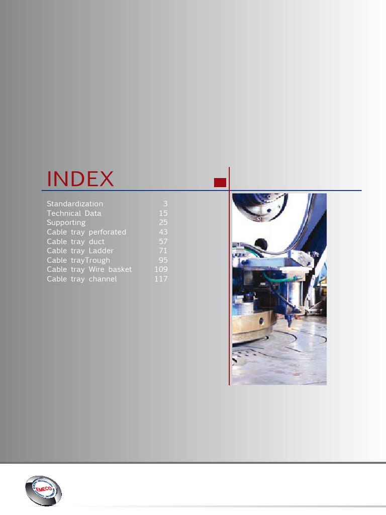 EMECO Cable Tray Systems Overview | PDF | Physical Sciences | Metals