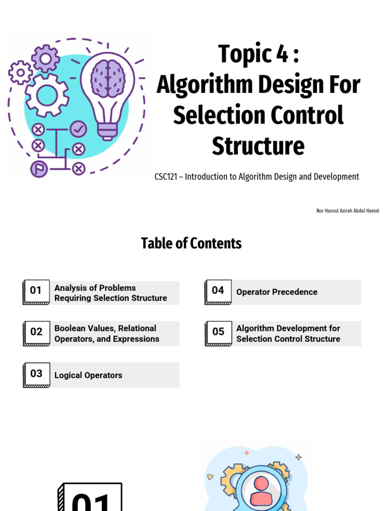 Chap 04 - Algorithm Design For Selection Control Structure | PDF
