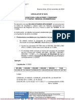 Circular Dp-068-2023 Movilidad para Jubilaciones y Pensiones. Luz y Fuerza. Diciembre 2023