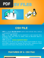 CSV File PPT - Intro