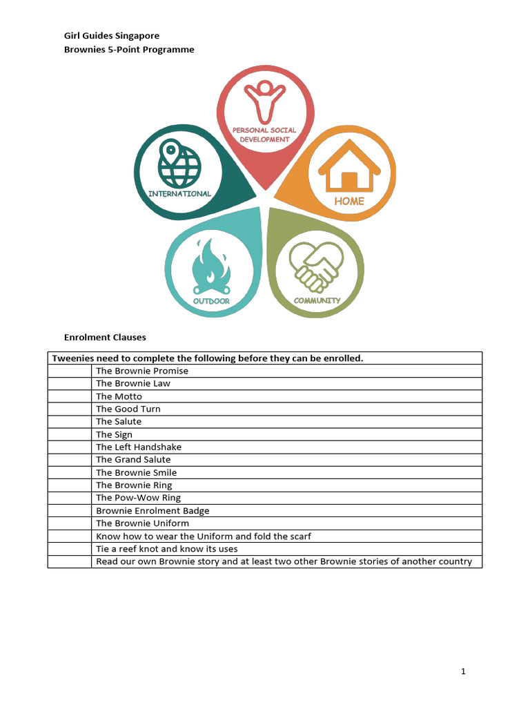 Brownies 5-Point Programme Overview | PDF