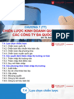 Chiến Lược Kinh Doanh Quốc Tế Của Các Công Ty Đa Quốc Gia - Tt