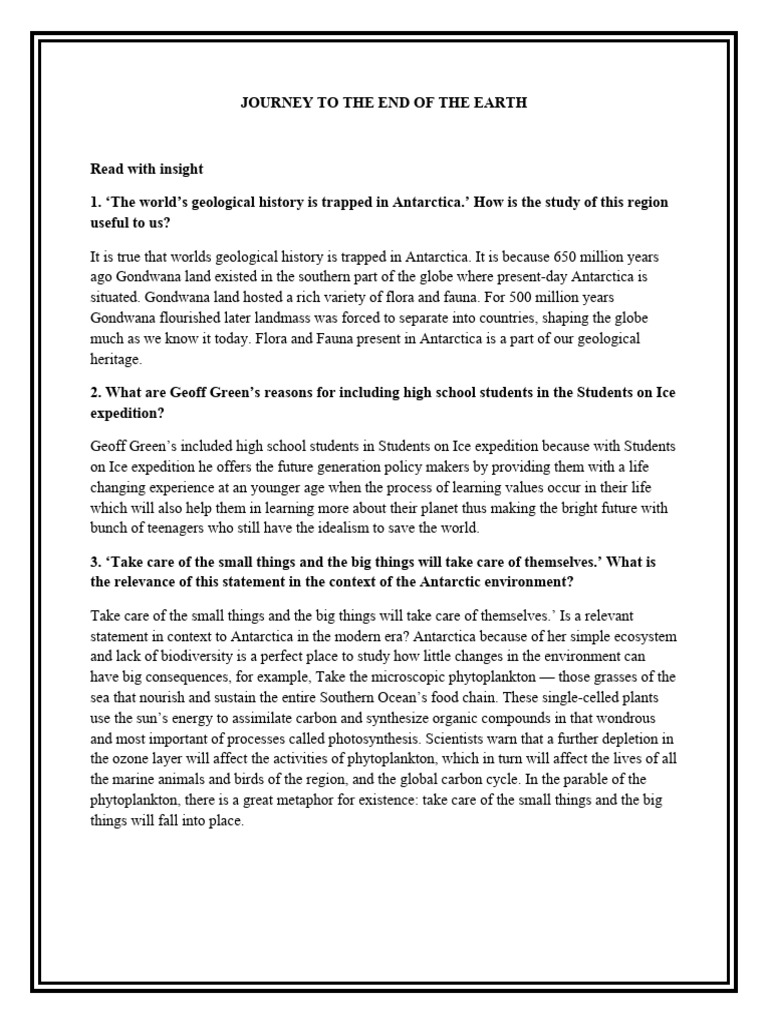 Journey to the end of the earth pdf antarctica earth