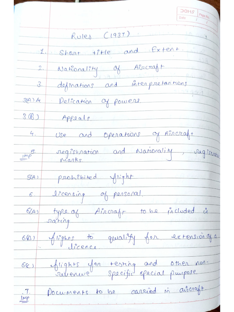 Car Sec 2 Rules | PDF