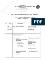 Jadwal Acara Kpncab