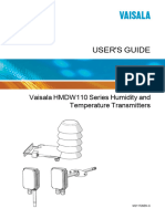 User'S Guide: Vaisala HMDW110 Series Humidity and Temperature Transmitters
