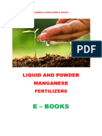 Liquid and Powder Manganese Fertilizer Formulations and Production Process