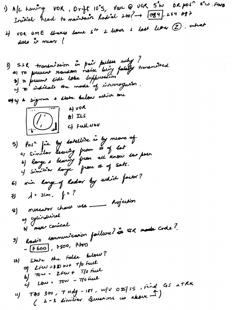 3 Mar 2022 General Nav Dgca Questions PDF