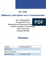 EC 5701 Millimeter and Optical Wave Communication