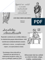 Raportul Noi - Ceilalţi În Societatea Multiculturală Şi În Societatea Interculturală