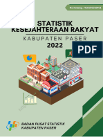 Statistik Kesejahteraan Rakyat Kabupaten Paser 2022