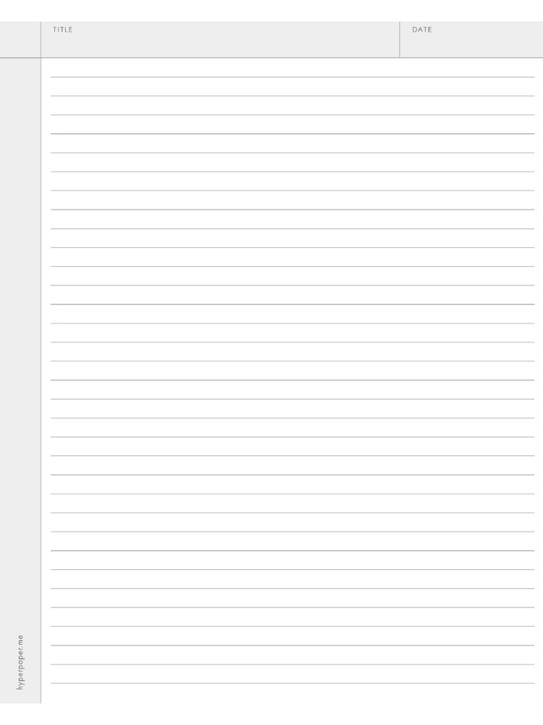 Note-taking template | PDF