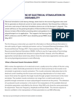 A GUIDE TO THE USE OF ELECTRICAL STIMULATION IN PAEDIATRIC NEURODISABILITY - Association of Paediatric Chartered Physiotherapists