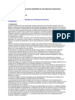 Análisis Del Flujo de Los Materiales en Una Empresa Constr