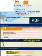 Tapak Intervensi Kaunseling Psikometrik 2023