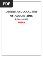 Design and Analysis-Unit 1