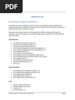 CCIE Security v6.1 Equip and SW List