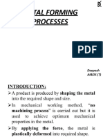 Metal Forming Processes: Deepesh AI&DS (T)