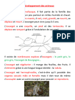 Le Développement Des Animauxleçon