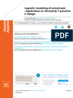 Electromagnetic Modeling of Anisotropic Ferrites-Application To Microstrip Y-Junction Circulator Design