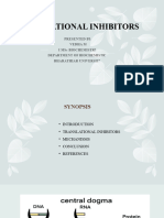 Translational Inhibitors