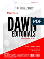 DAWN Editorials September 2023