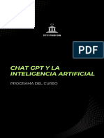 Programa Del Curso de Chat GPT y La IA