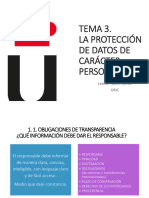 Tema 3. El Derecho A La Protección de Datos 2