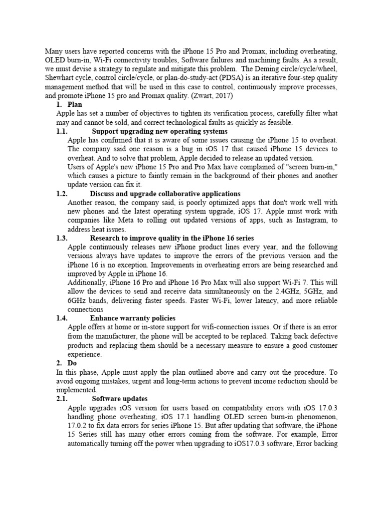 Plan Do Check Act PDF