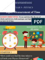 1.5 Measurement of Time - 1