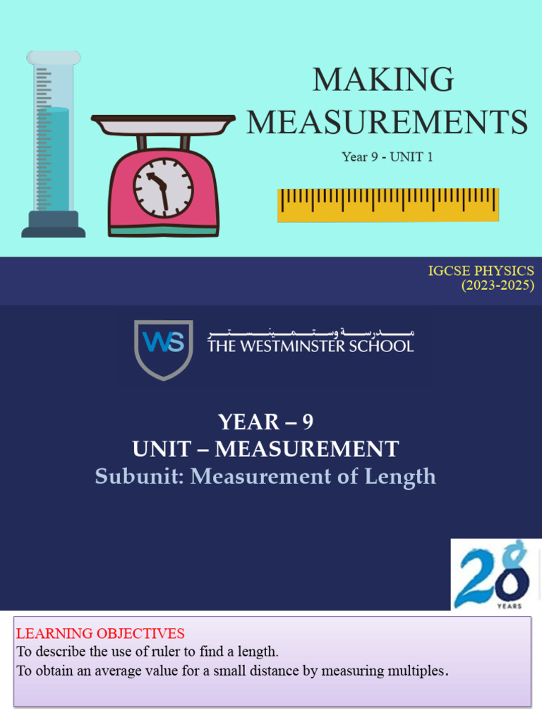 IGCSE Physics: Measuring Length Techniques | PDF | Length | Metrology