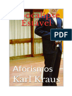 Apocalipse Estável# Aforismos - Karl Kraus