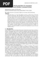 Download Past Present and Future of E-Assessment-Towards a Flexible E-Assessment System by smadi SN6947351 doc pdf